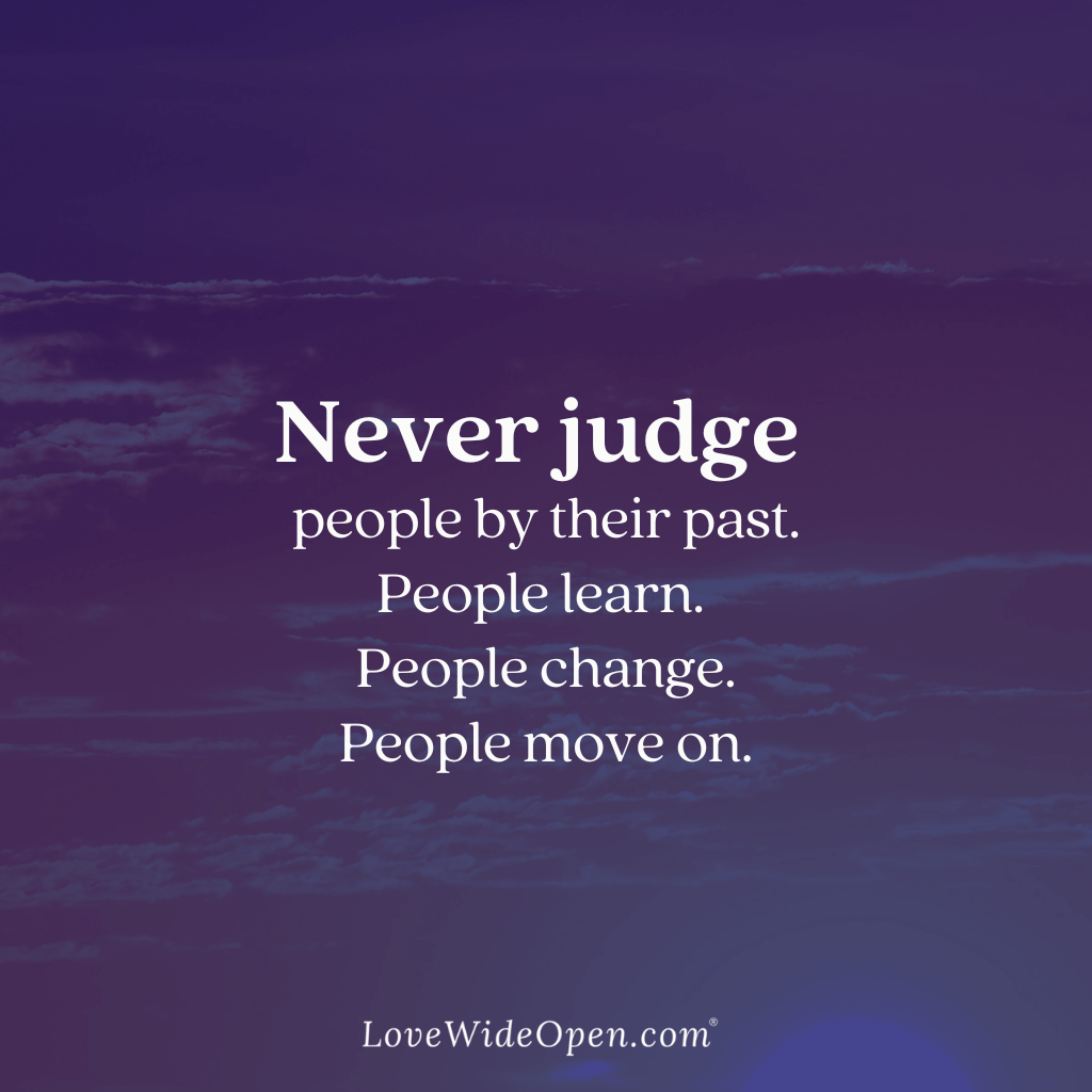 Never Judge