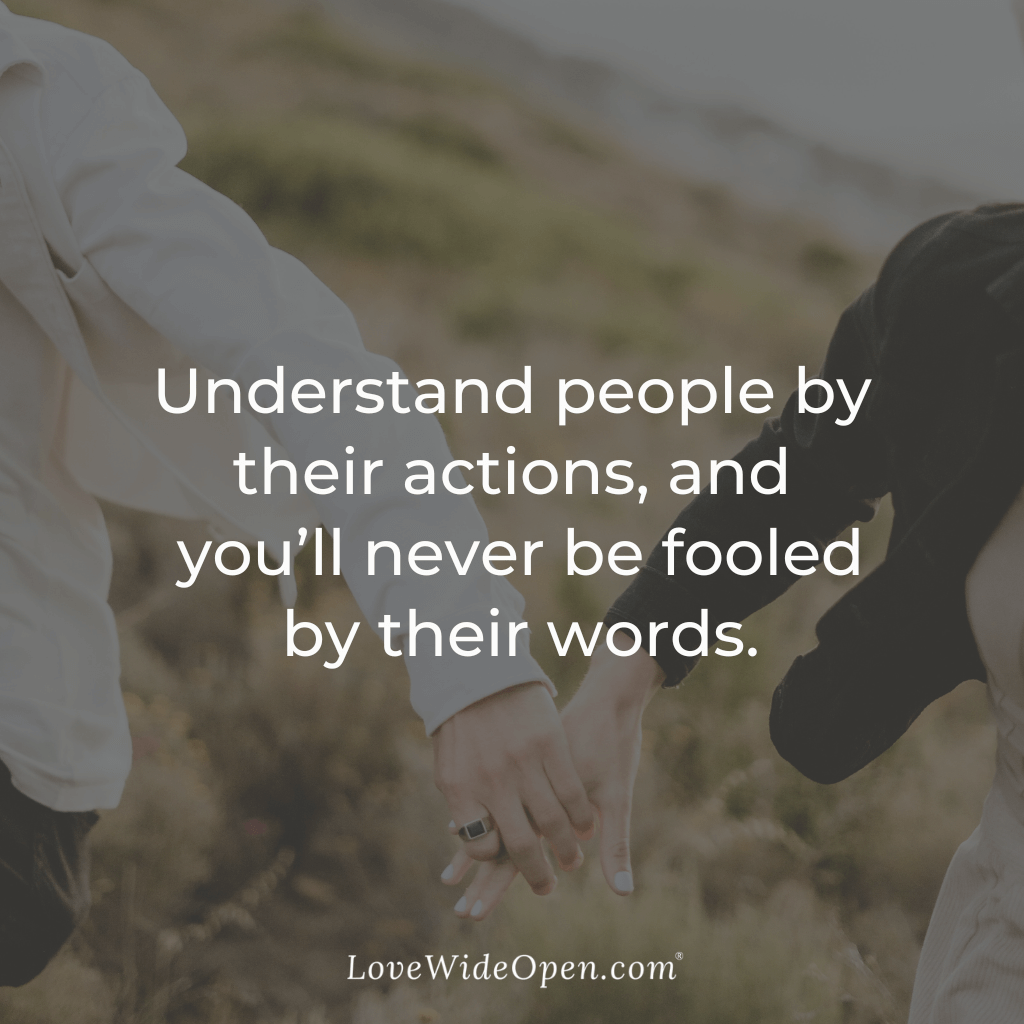 Understand people by their actions