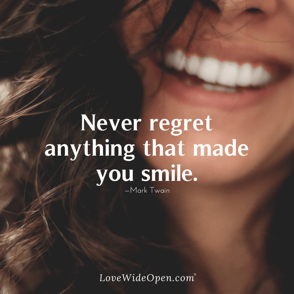 Never regret anyting