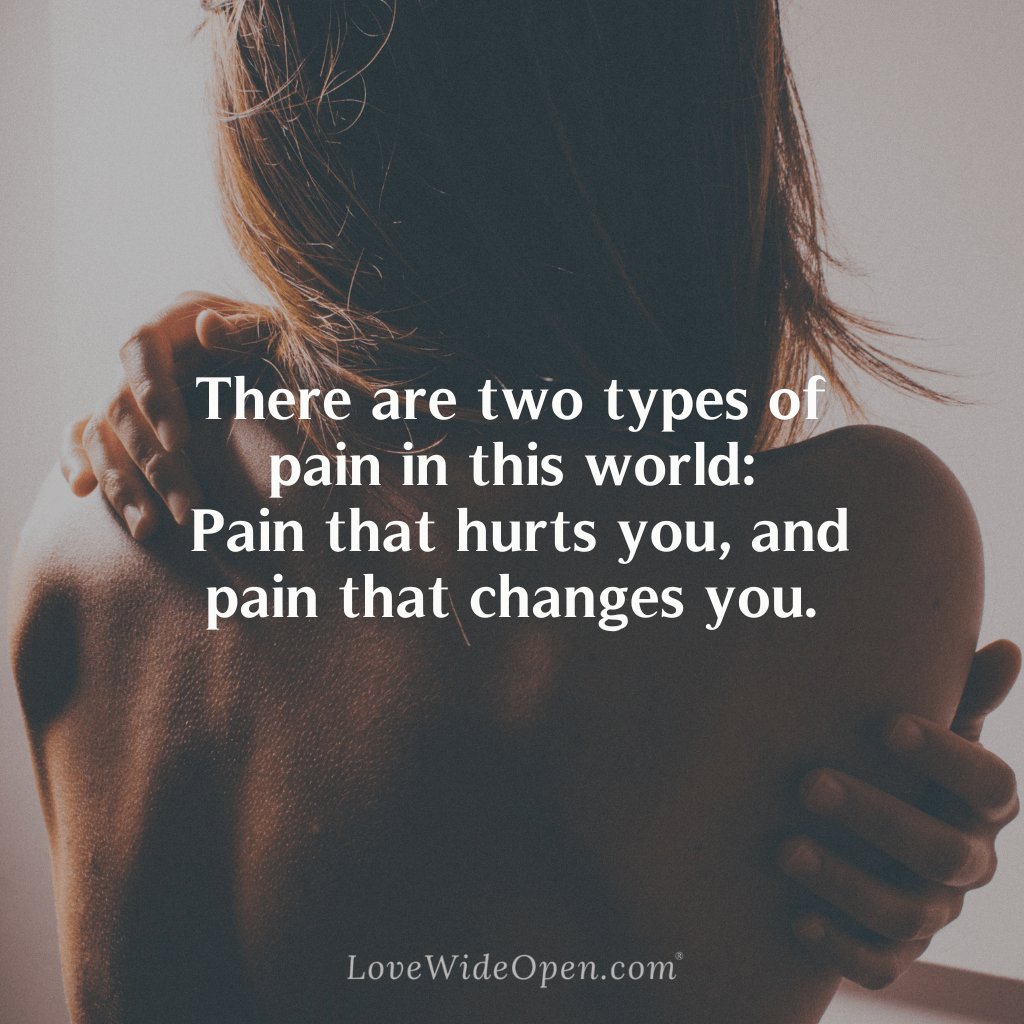 There are two types of pain